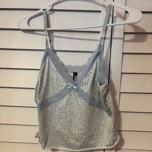 Floral Lace Cropped Cami